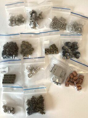 Miscellaneous Big Bundle of Jewelry Making Parts Crafting Crafts